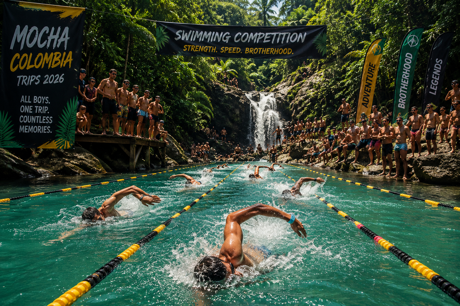 Outdoor summer tropical competition
